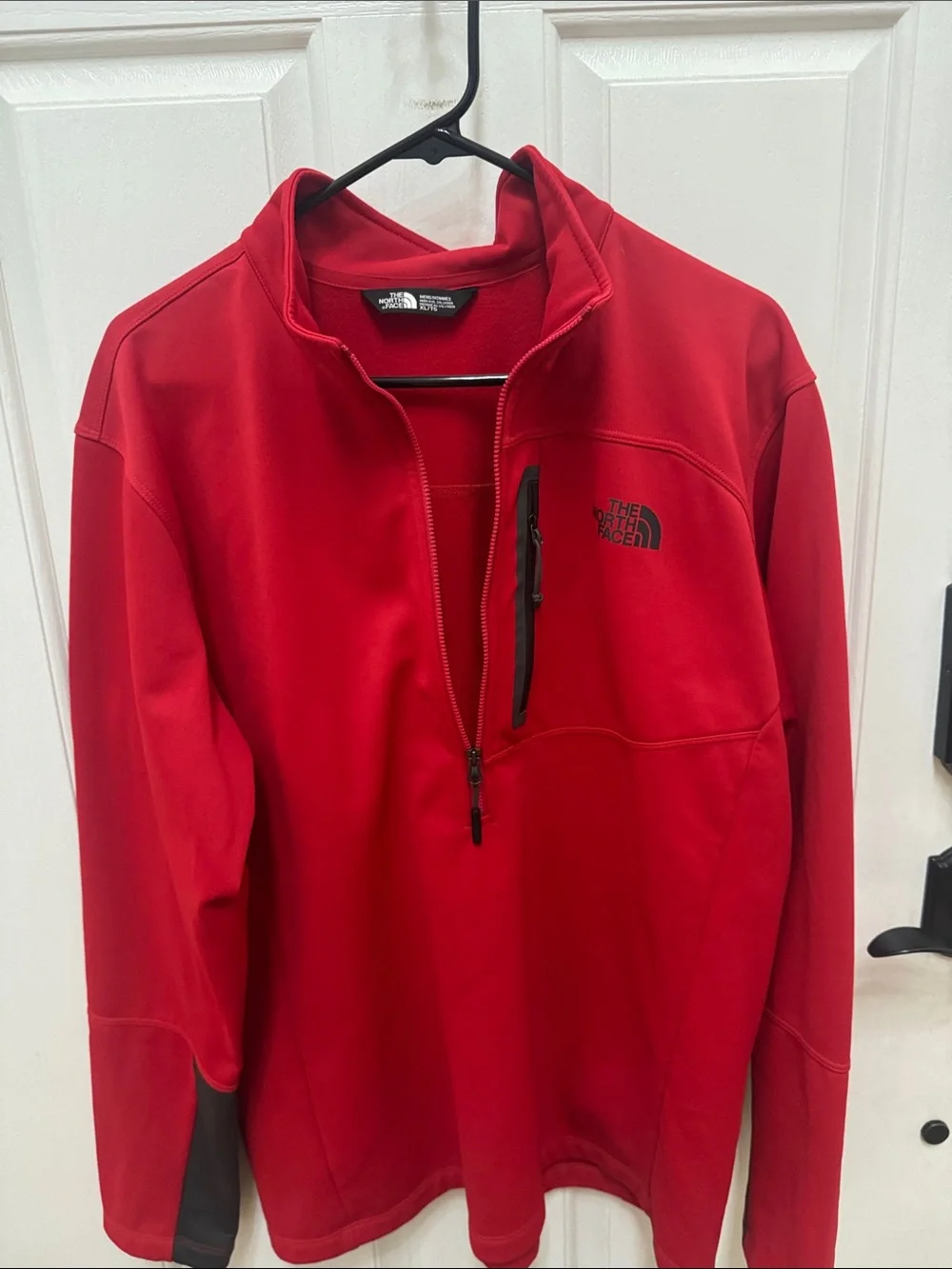 The North Face Men’s Red Half-Zip Shirt Jacket